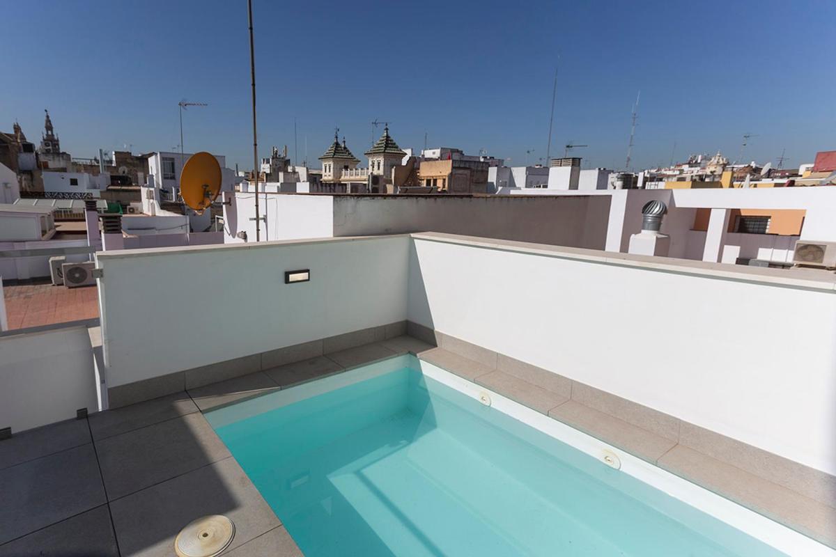 Private & Pool Goyeneta Sevilla Urban Apartment Kültér fotó