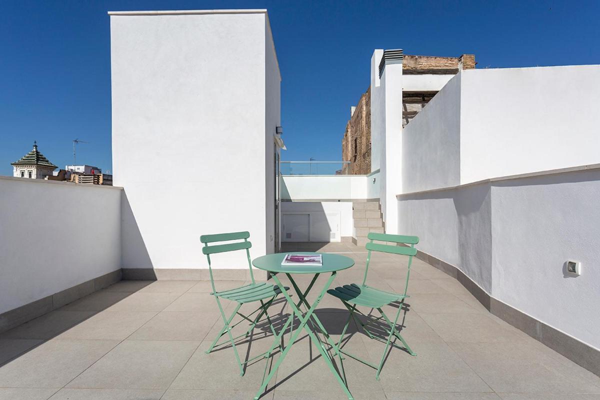 Private & Pool Goyeneta Sevilla Urban Apartment Kültér fotó